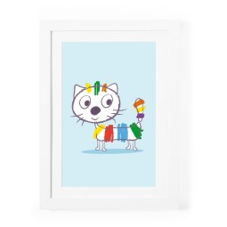 Ramka do przechowywania rysunków A4, ramka do zdjęć