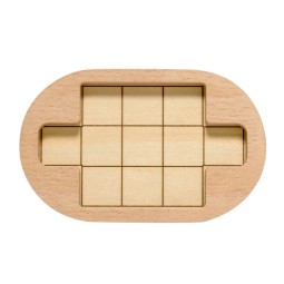 Drewniana gra zręcznościowa, 9 el.