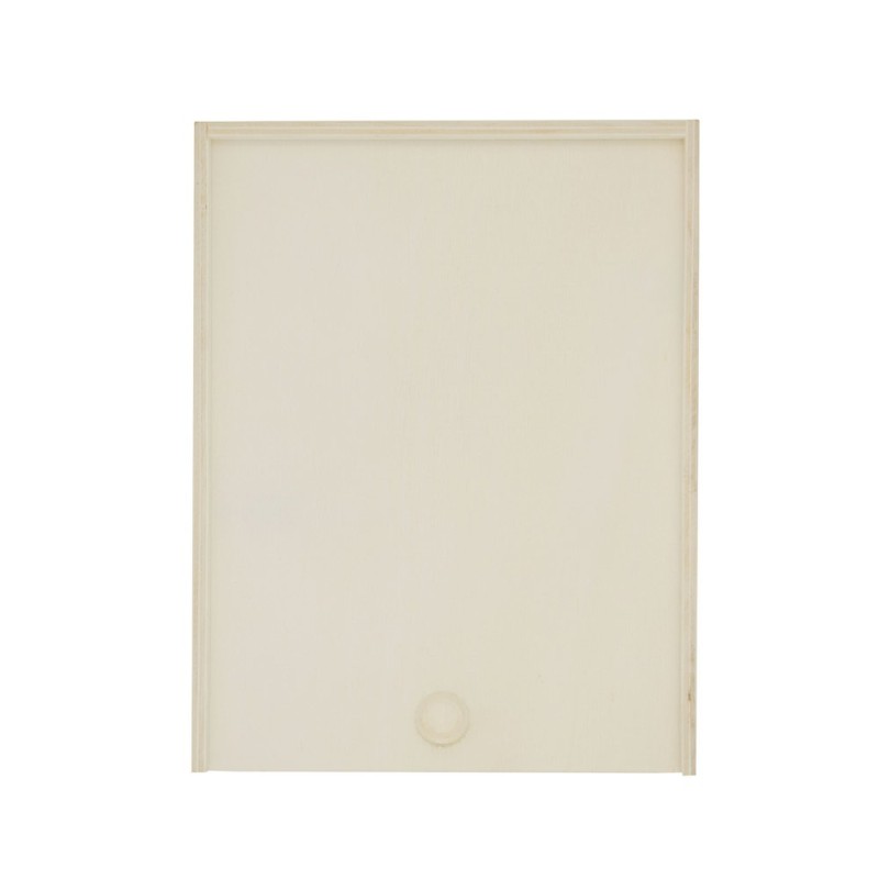 Zestaw drewnianych klocków do malowania, farbki i 2 pędzelki | Priya