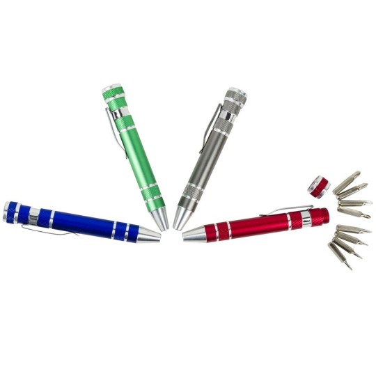 Śrubokręt, 8 końcówek | Tate