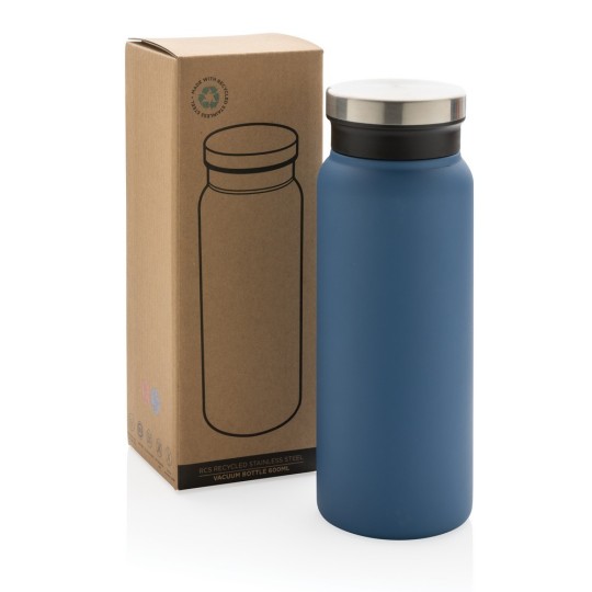 Butelka termiczna 600 ml, stal nierdzewna z recyklingu Butelka termiczna 600 ml, stal nierdzewna z recyklingu