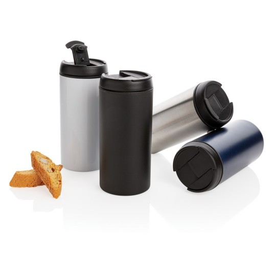 Kubek podróżny 300 ml Metro ze stali nierdzewnej z recyklingu Kubek podróżny 300 ml Metro ze stali nierdzewnej z recyklingu
