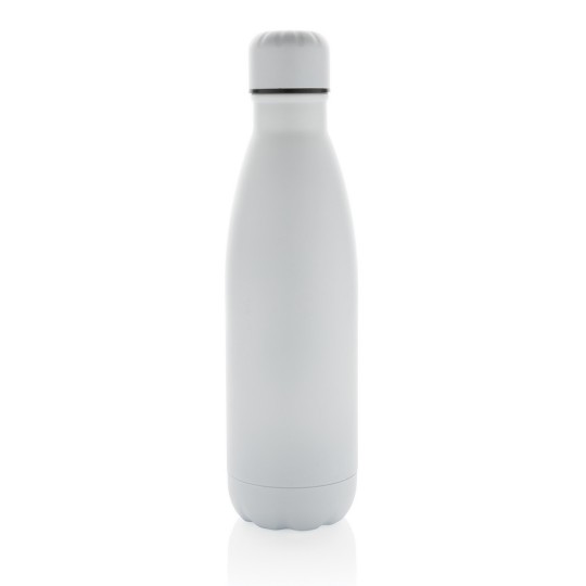 Butelka sportowa 500 ml Eureka, stal nierdzewna z recyklingu Butelka sportowa 500 ml Eureka, stal nierdzewna z recyklingu