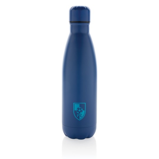 Butelka sportowa 500 ml Eureka, stal nierdzewna z recyklingu Butelka sportowa 500 ml Eureka, stal nierdzewna z recyklingu