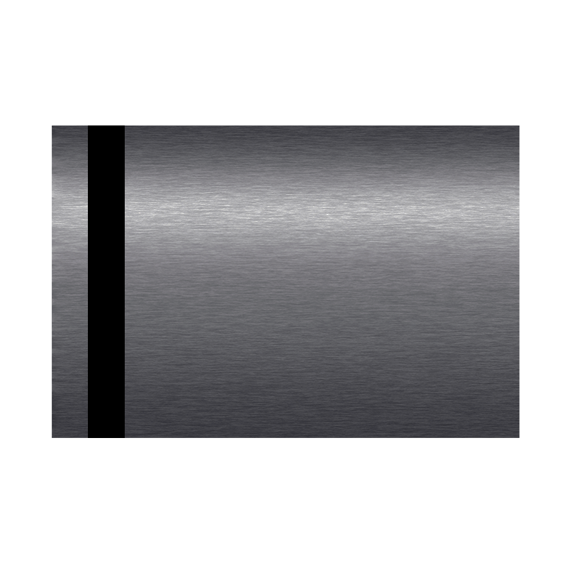 Laminat grawerski 1,5 mm  srebrny szczotkowany przyciemniany/czarny dedykowany do obróbki laserami CO2