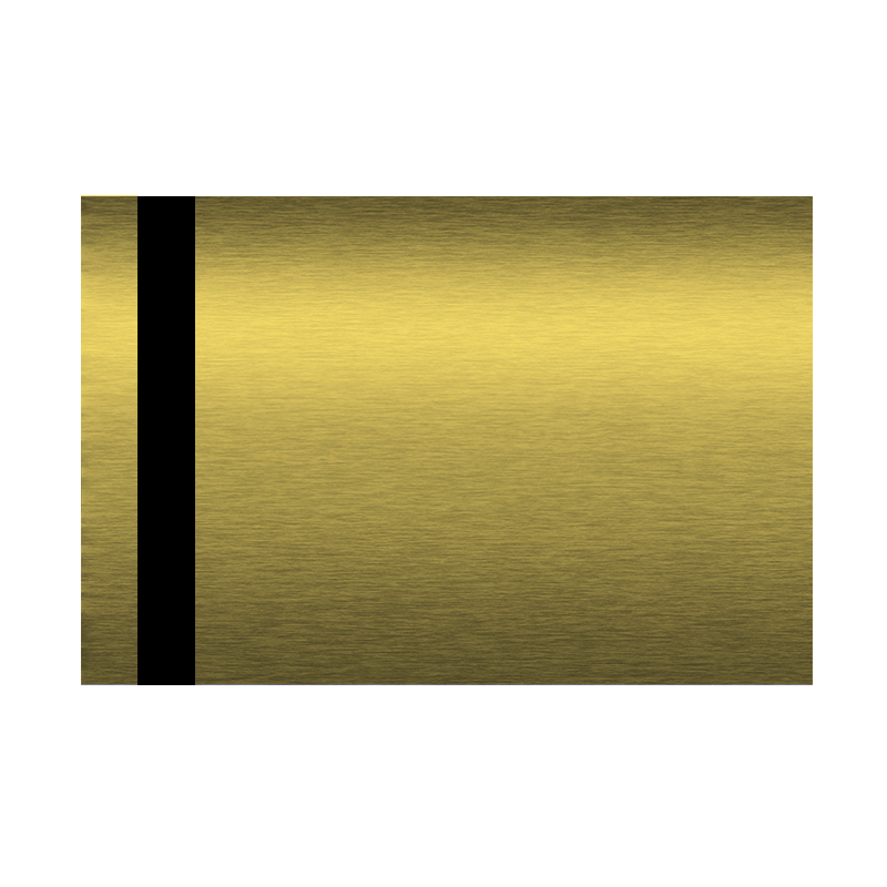 Laminat grawerski 1,5 mm złoty piaskowany/czarny dedykowany do obróbki laserami CO2