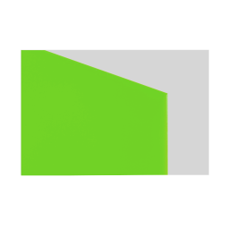 Pleksi wylewna dwustronna zielona, grubość 3mm