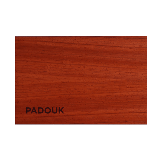 Drewno fornirowane, padouk, grubość 3-3.4 mm