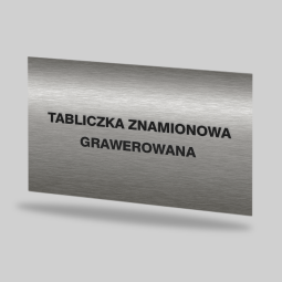 Tabliczki znamionowe/naklejki z folii grawerskiej