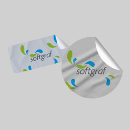 Nalepki arkuszowe z folii monomerowej cięte wg dowolnego kształtu