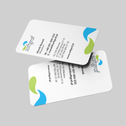 Karty plastikowe białe z nadrukiem UV 4+4