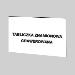 Tabliczki znamionowe z laminatu grawerskiego 0,8mm