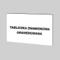 Tabliczki znamionowe z laminatu grawerskiego 0,8mm