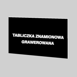 Tabliczki znamionowe z laminatu grawerskiego 1,5mm