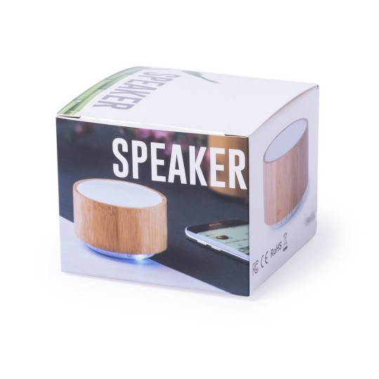 Bambusowy głośnik bezprzewodowy 3W, radio