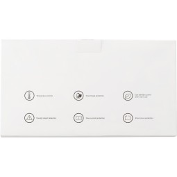 Bambusowy organizer na biurko, ładowarka bezprzewodowa 5W