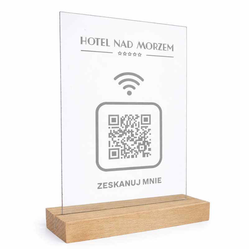 Stand NFC QR – inteligentny kontakt z klientem