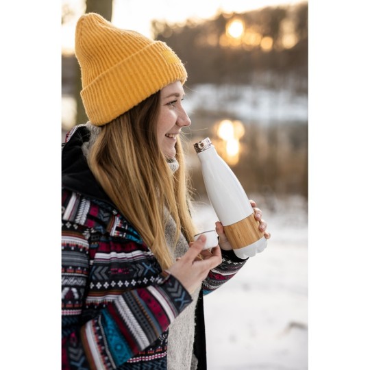 Butelka termiczna 500 ml z bambusowym elementem | Blake Butelka termiczna 500 ml z bambusowym elementem | Blake