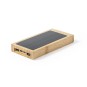 Bambusowy bezprzewodowy power bank 10000 mAh, ładowarka bezprzewodowa 5W, ładowarka słoneczna Bambusowy bezprzewodowy power bank 10000 mAh, ładowarka bezprzewodowa 5W, ładowarka słoneczna