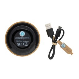 Bambusowy głośnik bezprzewodowy 3W, RABS