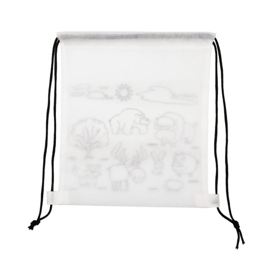 Worek ze sznurkiem do kolorowania, kredki | Brody